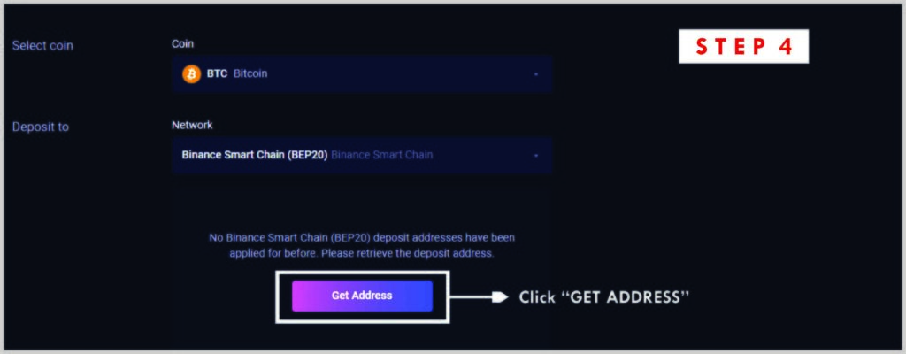 How to fund ApolloX account step 4