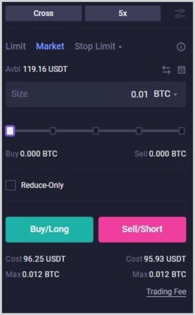 How to open trade on ApolloX