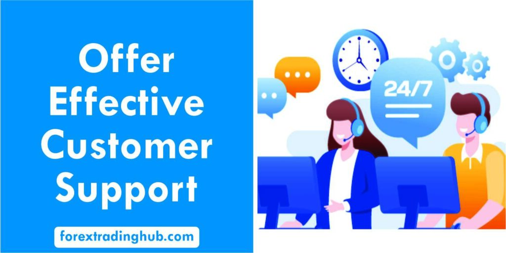 broker platform offers effective customer support