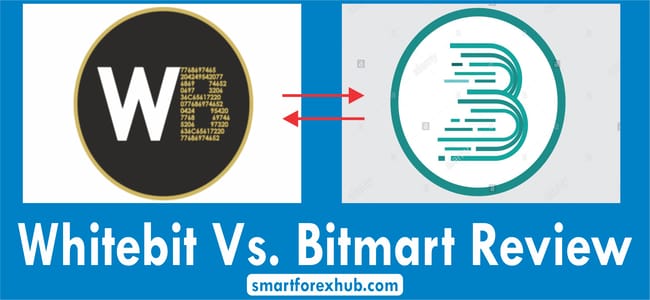 WhiteBit vs. Bitmart review featured image