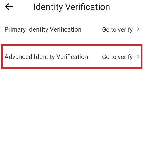 Advanced identity verification
