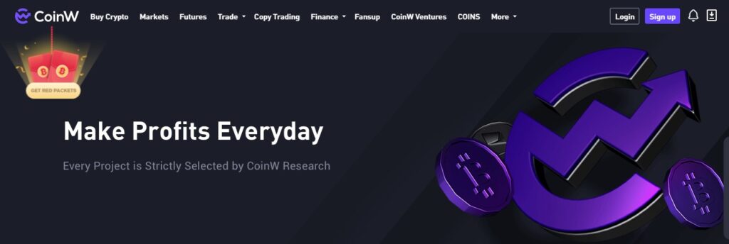 CoinW Sign up