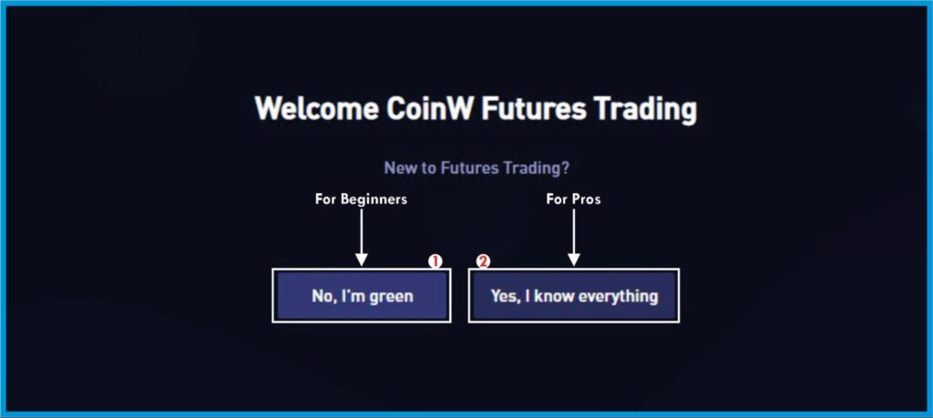 CoinW futures trading